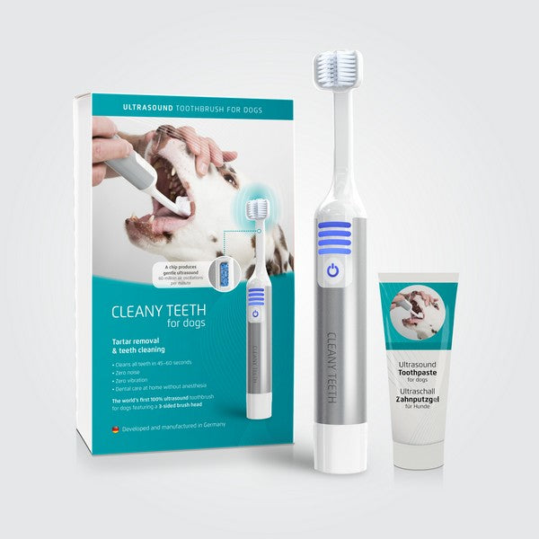 Cleany Teeth by Techmira Dog Toothbrush Starter Kit