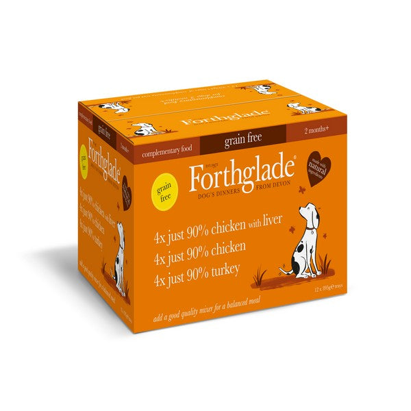 Forthglade Just Multicase Dog Poultry 12 x 395g