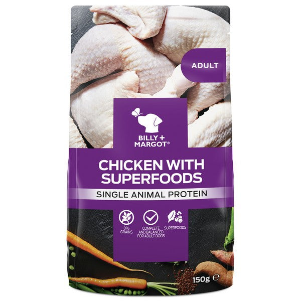 Billy and Margot Chicken Superfood Pouch Wet 150g