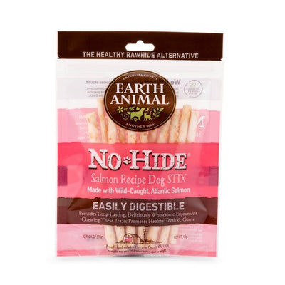 Earth Animal No Hide Salmon Dog Stix 10pk 45g