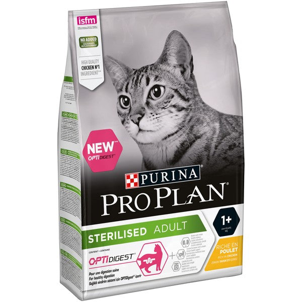 Pro Plan Cat Adult Sterilised OPTIDIGEST Chicken 3kg