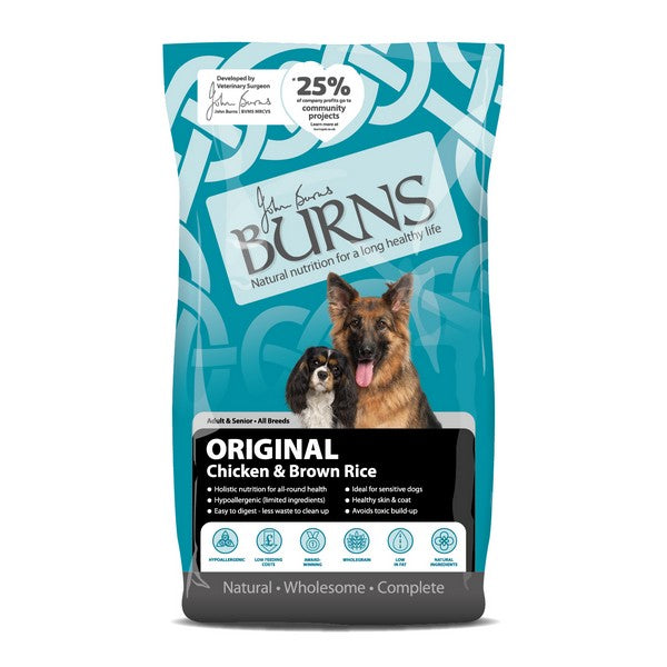 Burns Adult Original Dog Food - With Brown Rice