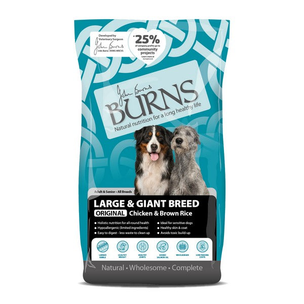 Burns Adult Giant/Large Breed Chicken and Brown Rice 12kg