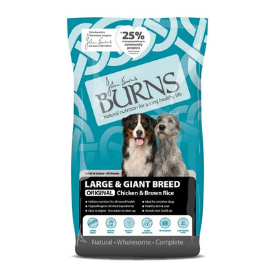 Burns Adult Giant/Large Breed Chicken and Brown Rice 12kg