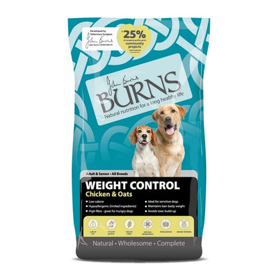 Burns Adult Weight Control Chicken and Oats Dog Food