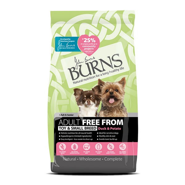 Burns Free From Toy/Small Breed Duck & Potato 2kg