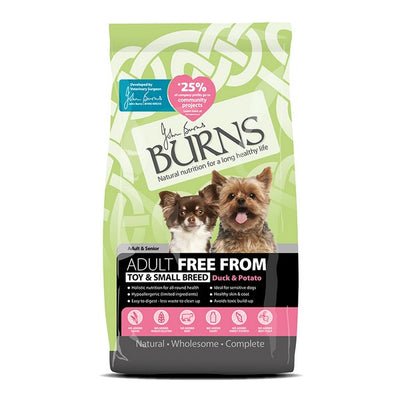 Burns Free From Toy/Small Breed Duck & Potato 2kg