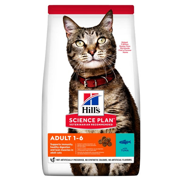 Hills Science Plan Cat Adult Dry Tuna 1.5kg