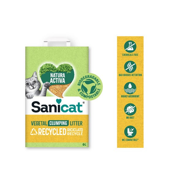 Sanicat Corn Cat Litter 6L