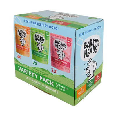 Barking Heads Variety Pack 6 x 300g