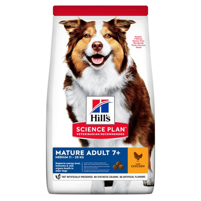 Hills Science Plan 7+ Dog Mature Med Dry Chicken 2.5kg