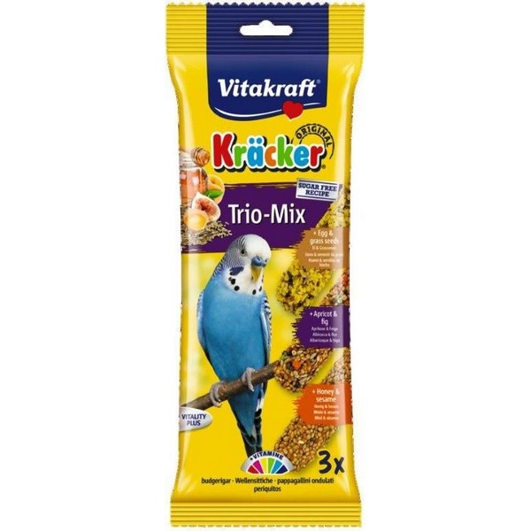 Vitakraft Budgie Kracker Honey/Egg/ Grass