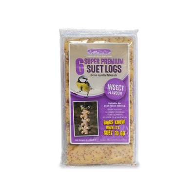 Suet to Go Suet Logs Insect 6Pk 90g