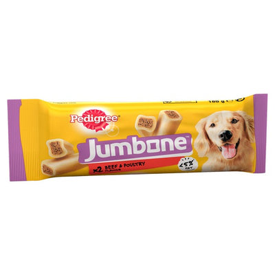 Pedigree Jumbone Beef and Poultry 2pk