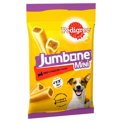 Pedigree Jumbone Mini Beef and Poultry 4pk