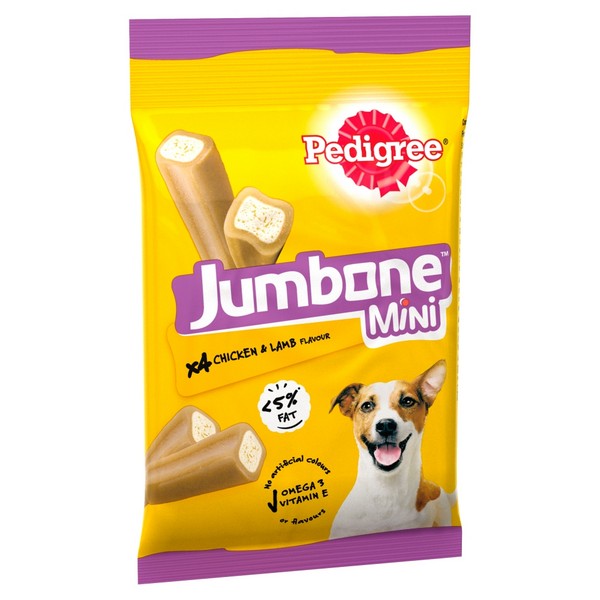 Pedigree Jumbone Mini Chicken and Lamb 4pk