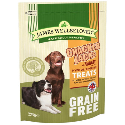 Wellbeloved Crackerjacks Cereal Free Turkey 225g