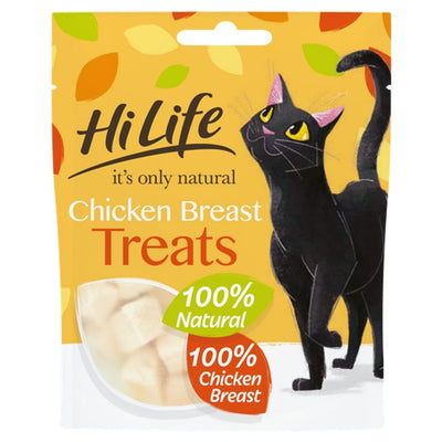 HiLife Its Only Natural Chicken Breast Cat Treats 10g