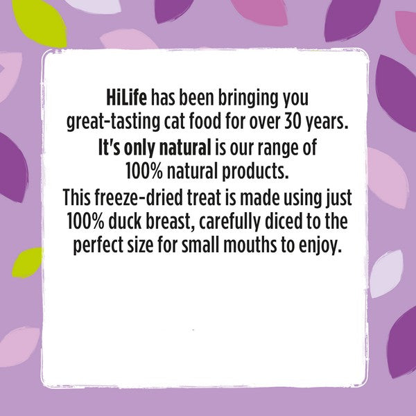 HiLife Its Only Natural Duck Breast Cat Treats 10g