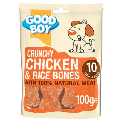 Good Boy Pawsley & Co Crunchy Chicken with Rice Bones 100g