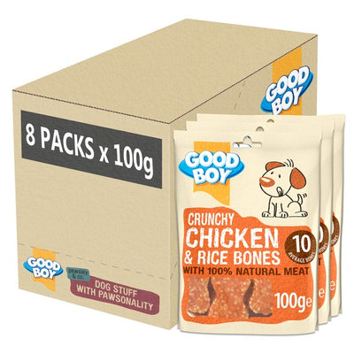 Good Boy Pawsley & Co Crunchy Chicken with Rice Bones 100g