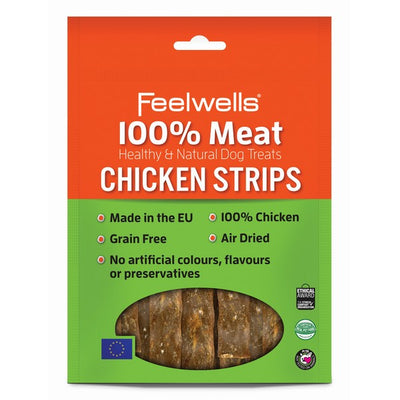 Feelwells 100% Meat Treats Chicken Strips 100g