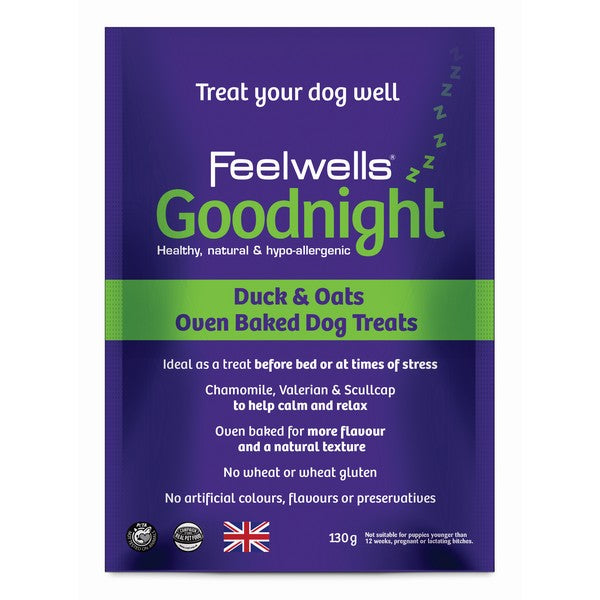 Feelwells Benefits Goodnight Duck& Oats Treats 130g