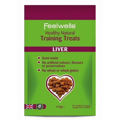 Feelwells Semi Moist Training Treats Liver 115g