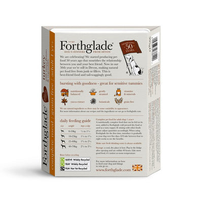 Forthglade Comp Meal Adult TurkeySweet PotatoVeg G/F 395g