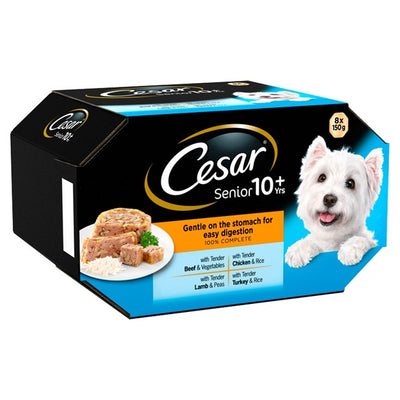 Cesar Senior 10+ in Delicate Jelly 8x150g