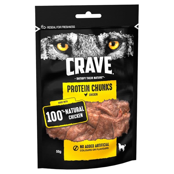 Crave Protein Chunks with Chicken 55g