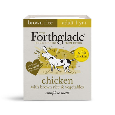 Forthglade Complete Meal Adult ChickenBrown Rice & Veg 395g