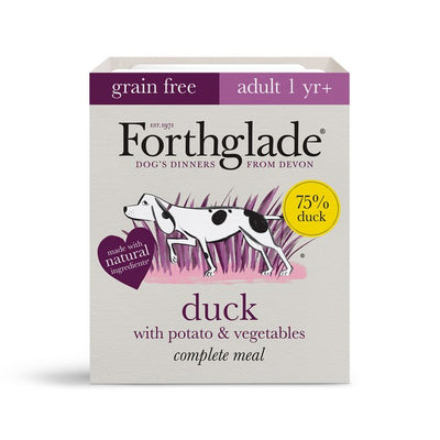 Forthglade Complete Meal Adult DuckPotato & Veg G/F 395g