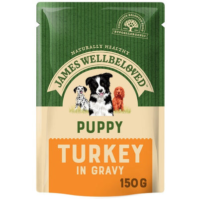 Wellbeloved Turkey and Rice Puppy Pouch 10 x 150g