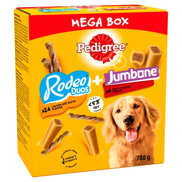 Pedigree Rodeo Duos and Jumbone Mega Box