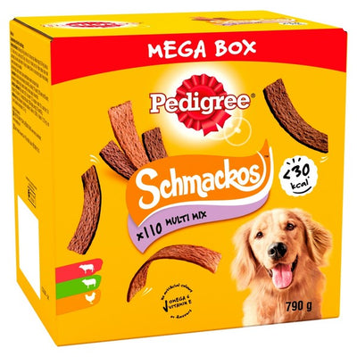 Pedigree Schmackos Multi Mix Mega Box 110pk