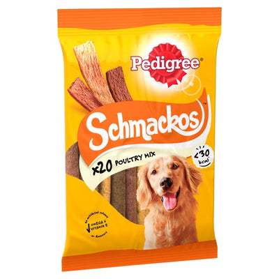 Pedigree Schmackos Poultry Mix 20pk