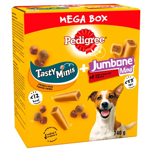 Pedigree Tasty Minis and Jumbone Mega Box