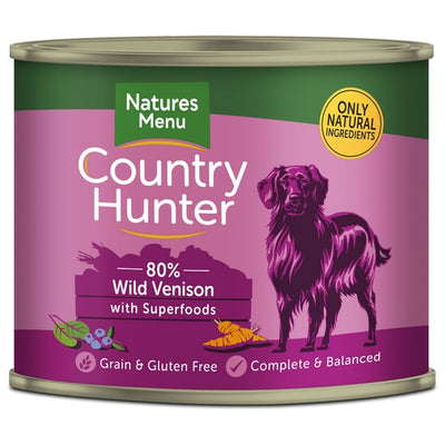 Natures Menu Country Hunter Venison and Blueberry 600g