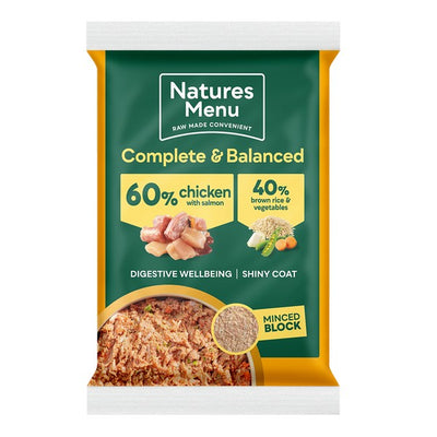 Natures Menu Frozen Brick Chkn Fish and Parsley 300g