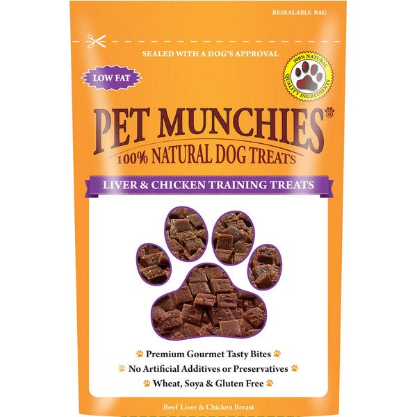 Pet Munchies Dog Training Treats Liver & Chicken 50g