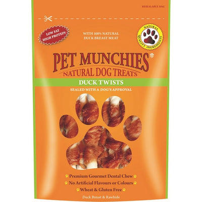 Pet Munchies Duck Twists 80g