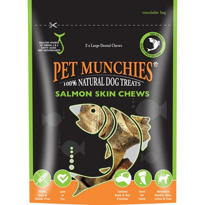 Pet Munchies Salmon Chews Large 125g