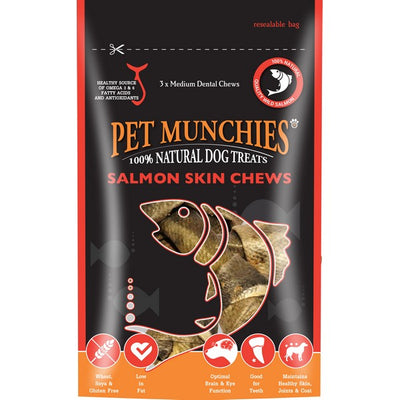 Pet Munchies Salmon Chews Medium 90g