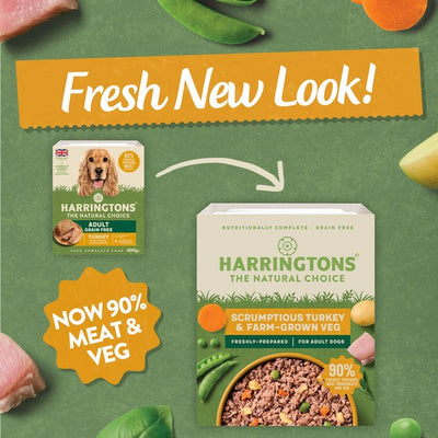 Harringtons Fresh Turkey & Veg Adult Grain Free 400g