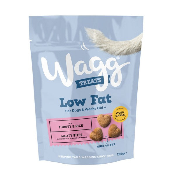 Wagg Low Fat Treats Turkey 125g