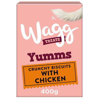 Wagg Yumms Dog Biscuits With Chicken 400g