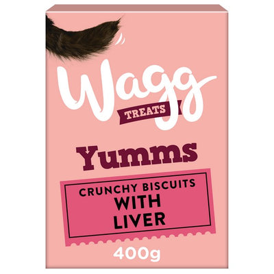 Wagg Yumms Dog Biscuits With Liver 400g