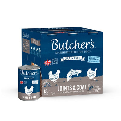 Butchers Can Joints and Coat 18x390g