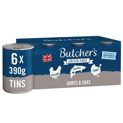 Butchers Can Joints and Coat 6x390g